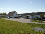 Looking southeast towards the Masonic Lodge