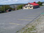 Looking southwest towards Bethany United Church