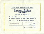 Junior High School Certificate