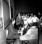Tony Stephenson at the piano