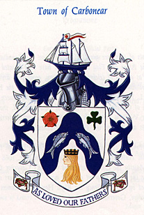 Click to learn about the Carbonear coat of arms