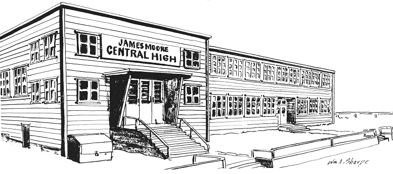 School Drawing by William A. Sharpe