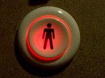 Illuminated button in action